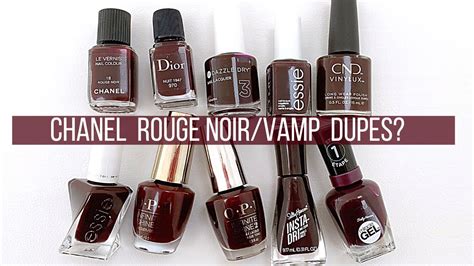 chanel nail polish dupes|chanel's vamp nail polish.